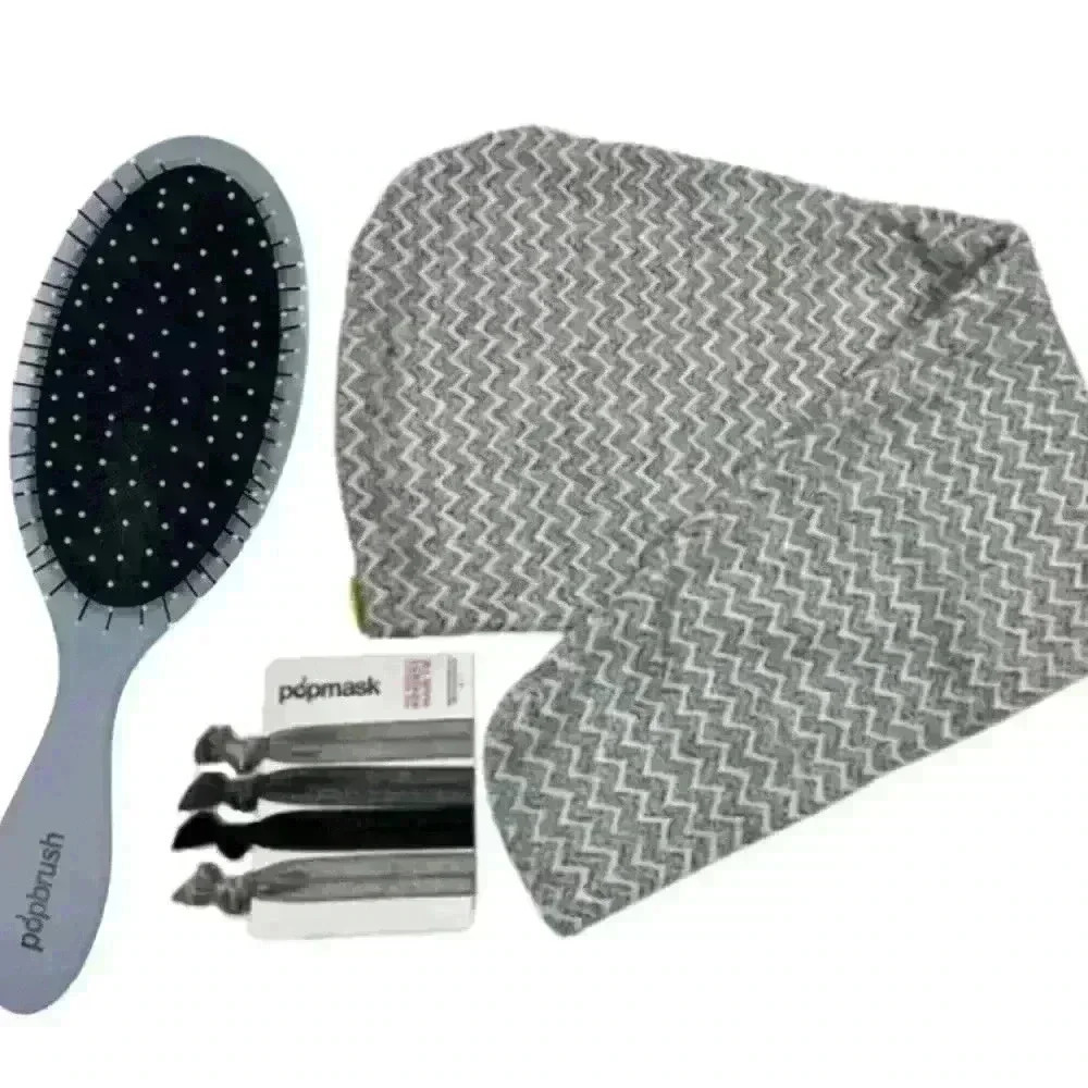 POPMASK Ultimate Love Your Hair Set ~ Grey ~ NEW! - Picture 2 of 4